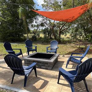 Décor géométrique géant de jardin extérieur Barbecue domestique personnalisé Foyer sur pied robuste - Product Image 4