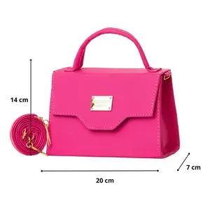 Sac bandoulière Fana Special Leonor Buganvilia, style vintage pour femme, avec poignée à nœud, doublure en PU imperméable, été/hiver - Product Image 4