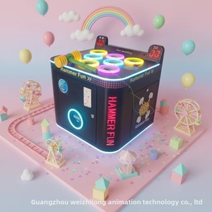 Jeu <span class=keywords><strong>de</strong></span> <span class=keywords><strong>société</strong></span> Whack-a-Mole à monnayeur pour un joueur, en métal, pour enfants <span class=keywords><strong>de</strong></span> plus <span class=keywords><strong>de</strong></span> 3 ans - Product Image 6