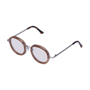 Gafas de Sol de Madera con Bloqueo de Luz Azul, Listas para Enviar, Ecológicas, de Madera de Zebra con Lentes de Madera Laminada - Product Image 1