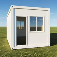 Maison conteneur préfabriquée modulaire portable démontable pour bureau, magasin, entrepôt, bâtiment extensible à assemblage rapide