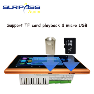 7825M + 16cr620 Multi Zone 8 CH màn hình cảm ứng Wifi Android Nhà Thông Minh Tường khuếch đại với loa trần - Product Image 4