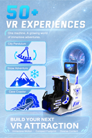 Machine d'arcade JoyGravity, chaise de réalité virtuelle, équipement de cinéma VR, simulateur de montagnes russes, manèges d'amusement, 9D VR 360