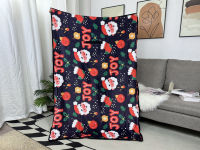 Couverture en flanelle tricotée imprimée de luxe moderne, ultra-confortable, 300 GSM, douce et chaude pour canapés, toutes saisons, 60x40 pouces