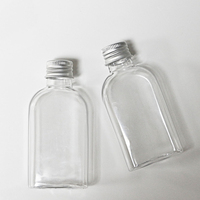 Bouteilles en verre cosmétiques vides personnalisables de 110/120/160 ml, 100 % PET, calibre 24/410, logo personnalisé, crème pour la peau et huiles essentielles