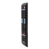 Télécommande universelle HUAYU RM-L1080 Plus à code fixe pour TV, câble, SAT, DVD, BD, Netflix/YouTube, 4 boutons, matériau ABS, 2 piles AAA