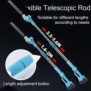 Telescopic Pole <strong>Hedge</strong> Trimmer Brushless Motor 24V Lithium-Ion Battery Extended Reach Tree <strong>Pruner</strong> for High Branches Elevated - Product Image 6
