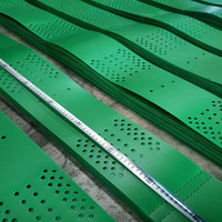Feuille de plastique HDPE texturée/perforée de 1,1 à 1,8 mm, géocellulaire cellulaire pour la protection des rives des rivières/les sentiers et les chemins