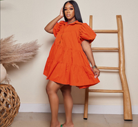 Robes décontractées amples à manches courtes pour femmes, style streetwear tendance, grandes tailles, robes maxi décontractées en gros