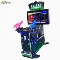 Machine d'arcade à pièces, machine d'arcade d'extermination des extraterrestres, jeu de tir au pistolet pour adultes, vente en gros