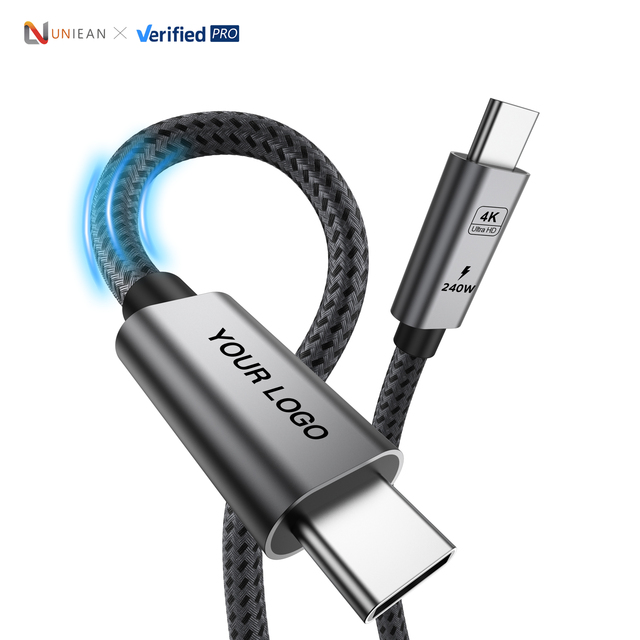 UNIEAN Wholesale USB 3.1 Type c Data Cables 240W 20V5AFast Charging Cable Micro USB Cable for Android Phone to Iphoen