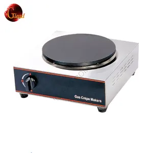 La alta calidad de servicio pesado de placa caliente de Gas Crepe Maker