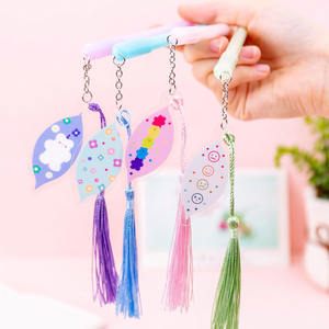 قلم جيل بدلاية على شكل دب أو حلوى, قلم جيل بدلاية بشرابة ، هدايا للطلاب ، مستلزمات مدرسية ومكتب - Product Image 2