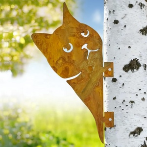 Adornos de jardín: Oveja, Oruga, Niña, Lobo, Danza Moderna, Enano, Pingüino, Artículos, Águila, Foca, Pájaro (estilo oxidado) - Product Image 2