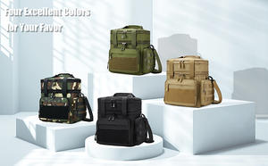 600D 24L ผ้าอ๊อกซ์ฟอร์ดเก็บความร้อนขนาดใหญ่สำหรับผู้ใหญ่กระเป๋าเก็บความเย็นนุ่มกันน้ำนำมาใช้ใหม่ได้สำหรับกลางแจ้ง - Product Image 6