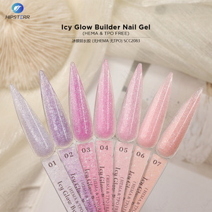 เจลต่อเล็บสีมิลค์กี้ชิมเมอร์แบบใหม่ ปราศจากสาร Hema เจลแข็งติดทนนาน ปราศจากสาร TPO รับผลิตแบรนด์ส่วนตัว - Product Image 3