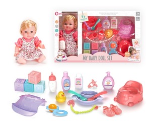 Ensemble de poupées en vinyle pour bébés de 12 pouces, poupée bébé réaliste avec accessoires, jouet de simulation pour filles - Product Image 4