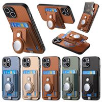 Étui portefeuille 2-en-1 pour iPhone 17 avec design détachable, en PU antichoc, support magnétique pour cartes de crédit, pour iPhone 17 Pro Max