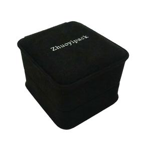 Caja de embalaje de lujo para gemelos, joyería con luz LED, caja negra con logotipo personalizado impreso - Product Image 5