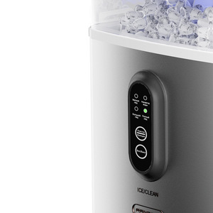 Máquina <span class=keywords><strong>de</strong></span> <span class=keywords><strong>Hielo</strong></span> en Cubos Mini, Eléctrica, <span class=keywords><strong>de</strong></span> Acero Inoxidable, Totalmente Automática, con Control Táctil, para Uso en el Hogar y Dormitorios, Bajo Consumo, Cafetera - Product Image 4
