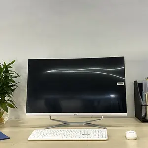 32 Inch Curved Screen Business All In 1 Computer With Built In Camera