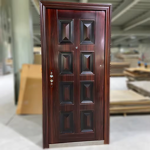 TECHTOP <span class=keywords><strong>Porte</strong></span> de sécurité en acier design moderne <span class=keywords><strong>Porte</strong></span> insonorisée extérieure finie pour la <span class=keywords><strong>maison</strong></span> Prix de gros pour les appartements - Product Image 5
