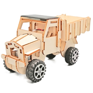 OKYN-G5548 Kit de Construcción de Casa Solar de Madera Educativo para Niños, Aprendizaje STEM - Product Image 1