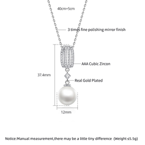 LUOTEEMI all'ingrosso nuova moda bianco rodio placcato oro lusso sposa <span class=keywords><strong>gioielli</strong></span> da sposa per le donne collane di perle - Product Image 2