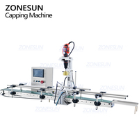 ZONESUN ZS-XGC1 Machine de capsulage de petite bouteille en plastique de vis automatique pneumatique à tête unique