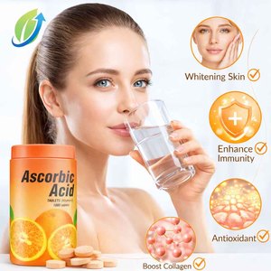 <span class=keywords><strong>Compresse</strong></span> Masticabili ad Alto Contenuto di Vitamina C Gusto Arancia Senza Glutine, Migliora l'Immunità e Sbianca la Pelle, Integratore per la Cura della Pelle - Product Image 1