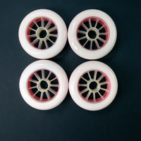 Vente en gros d'usine - Roues de patins à roulettes en PU à rebond élevé 90 mm 100 mm 110 mm