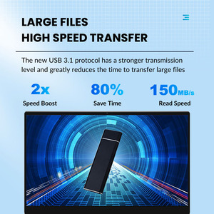 Disque SSD portable USB 3.0 Type C 500 Go 1 To 2 To 4 To M.2, disque dur externe pour smartphones, ordinateurs portables et tablettes, directement de l'usine - Product Image 2