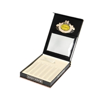 Scatola Regalo per Sigari Dr.Box di Lusso Personalizzata, Design a Libro con Chiusura a Conchiglia, Colore e Logo Personalizzabili, Inserto in Schiuma Tagliata con Precisione