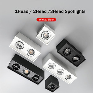 New Led Vuông <span class=keywords><strong>Downlight</strong></span> <span class=keywords><strong>360</strong></span> độ dọc tiltable GU10 nhà ở Spotlight cho khách sạn và sử dụng nhà - Product Image 5