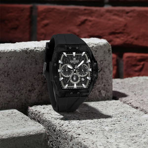 NAVIFORCE 6113 Montre sport pour homme de marque supérieure, affichage de la date, étanche, lumineuse, chronographe 24 heures, montres-bracelets pour homme - Product Image 4