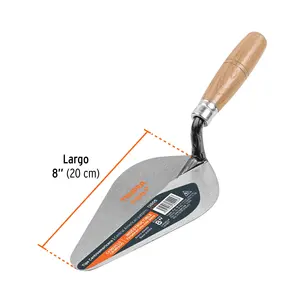 Scatola con 3 unità di 8 'forgiato philphia-type mason's cazzuola, Truper - Product Image 3