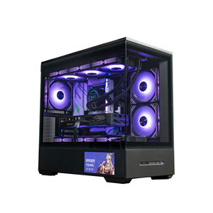 Boîtier PC Micro ATX <span class=keywords><strong>Gaming</strong></span> sur Mesure le Plus Vendu, Neuf, avec Refroidisseur Liquide 360mm Noir et Ventilateurs RGB – Boîtiers et Tours d'Ordinateur - Product Image 1