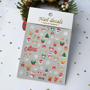 Autocollants pour ongles en papier 5D en forme de papillon, autocollants pour ongles DIY pour Halloween, décalcomanies pour ongles non toxiques pour <span class=keywords><strong>manucure</strong></span> de fête - Product Image 4