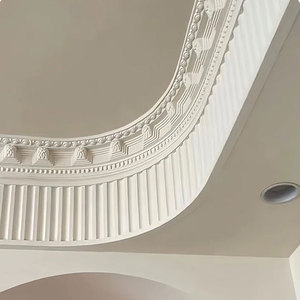 Thiết kế mới phong cách Châu Âu không thấm nước Polyurethane PU Trần <span class=keywords><strong>cornice</strong></span> cho khách sạn xây dựng trang trí độ ẩm bằng chứng dễ dàng - Product Image 5
