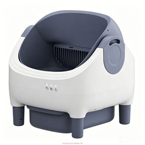 Bac à litière <span class=keywords><strong>pour</strong></span> chat automatique connecté en Wi-Fi, autonettoyant, silencieux, désodorisant, grande capacité, intelligent, toilette <span class=keywords><strong>pour</strong></span> animaux de compagnie - Product Image 2