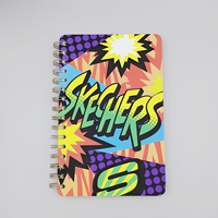 Carnet à spirale multifonctionnel A4 en papier ordinaire, pliable à 360 degrés, pour artiste et studio