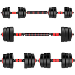 Hot Bán Xách Tay Phòng Tập Thể Dục Cơ Bắp Trọng Lượng Xi Măng Quả Tạ Barbells Set 10 15 <span class=keywords><strong>20</strong></span> 30 40 <span class=keywords><strong>Kg</strong></span> Cao Su Tráng Xi Măng Quả Tạ Đặt - Product Image 3