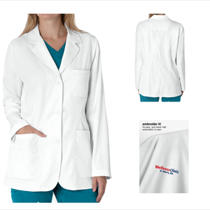 Blouse de laboratoire médicale unisexe élégante de haute qualité XL personnalisée, uniformes d'infirmière et de médecin pour femmes, uniformes d'hôtellerie imprimés 100% - Product Image 1