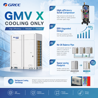 GREE GMV X Nur-Kühlung VRF Außengerät 8-36HP Kompaktes Hocheffizienzsystem für Gewerbliche Gebäude-HVAC-Projekte