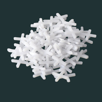 Produit phare : Entretoises de carrelage 1,0 mm d'épaisseur, système de nivellement, emballage en carton bleu, longueur 21 mm, version améliorée et épaissie, différentes tailles