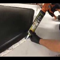 Mastic RV haute viscosité pour entrepreneur, étanche à la poussière, lisse, pour ateliers de service et camping-cars