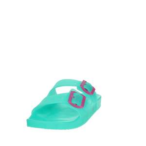 รองเท้าแตะผู้หญิงแบบสวม Art รุ่น SASS240762 สีเขียวอมฟ้า - Product Image 6