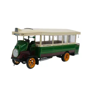 Tùy Chỉnh Làm Xe Buýt Trường Học Kim Loại Xe Đồ Chơi Hợp Kim Mô Hình Xe Kéo Trở Lại Diecast Mô Hình Xe