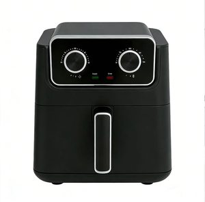 Friteuse à air chaud électrique grande capacité 6L sans huile avec double bouton mécanique pour une cuisson saine – Appareil de cuisine - Product Image 1