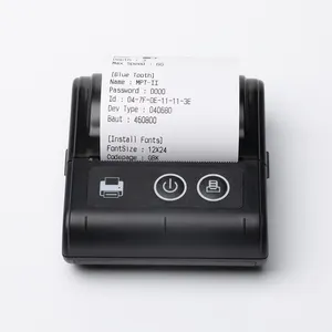 58mm Mini Portable Receipt Printer Android 2 inch Wireless Mobile Thermal Bill Printer with Bt Usb connect port